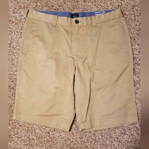 J Crew Stretch Tan Shorts Size 33